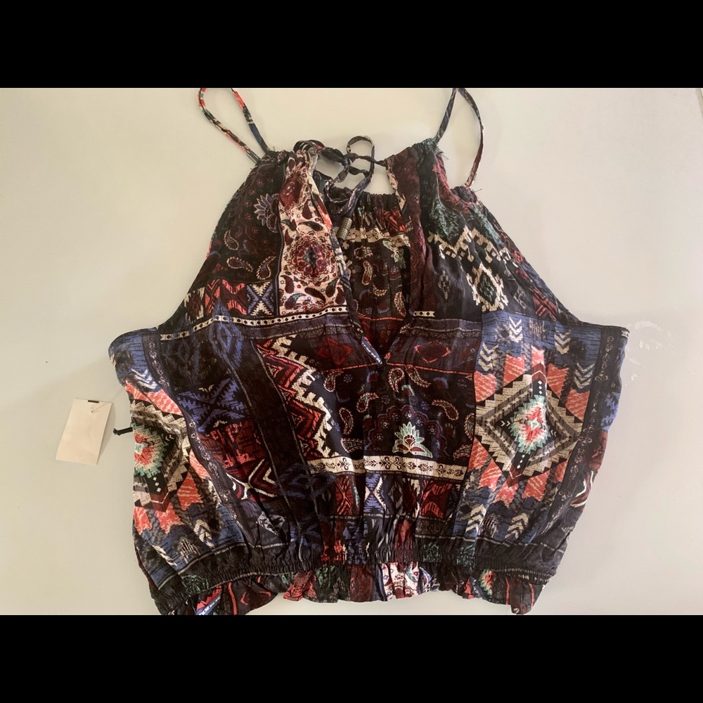 NWT Blouse With Straps.